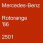 Preview: Mercedes-Benz, Rotorange '86, 2501.